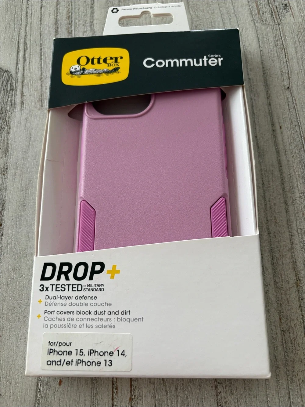 New in Box OtterBox Commuter Series Drop+ Pink Phone Case